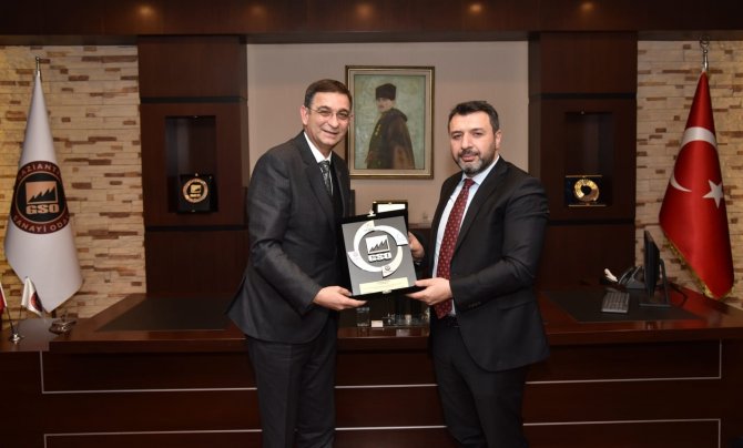 Kosgeb Başkanı Hasan Basri Kurt Gso’yu Ziyaret Etti