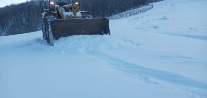 Ordu’nun Yüksek Kesimlerinde Kar 30 Cm