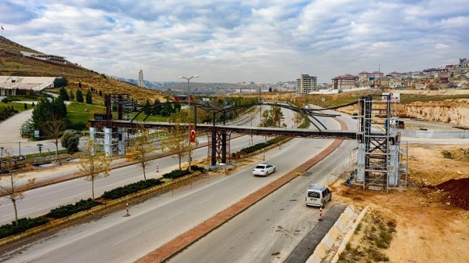 Şahinbey’de Yeşilvadi’ye Üst Geçit