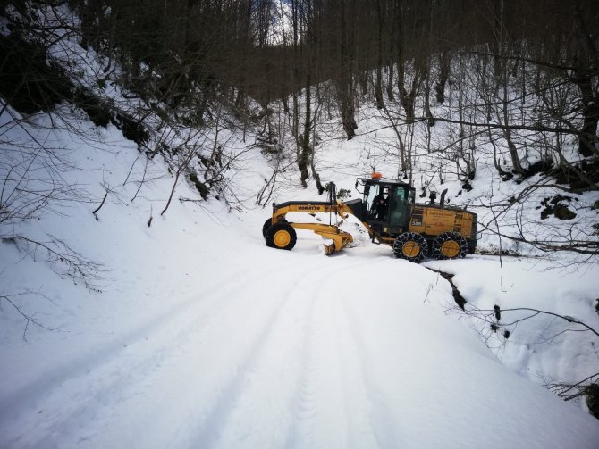 Sinop’ta 157 Köy Yolu Kapalı