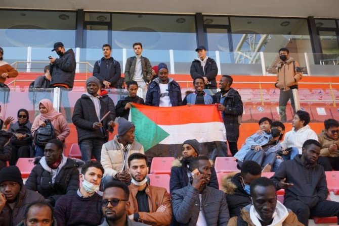 Sudanlı Öğrencilerden Kayserispor’a Destek