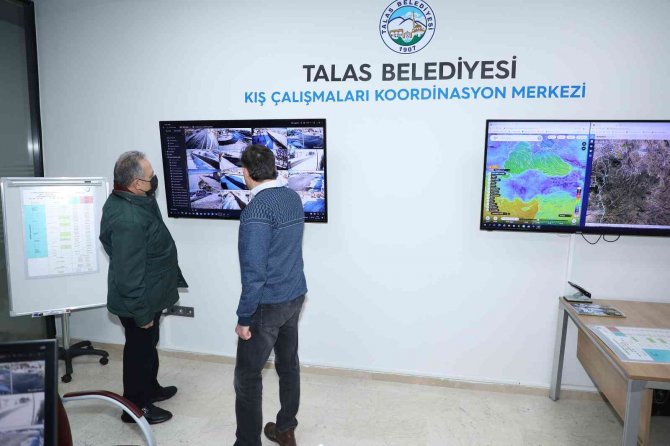 Talas’ta Kış Çalışmalarına Teknolojik Katkı