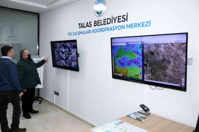 Talas’ta Kış Çalışmalarına Teknolojik Katkı