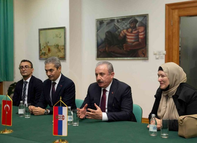 Tbmm Başkanı Şentop: "Türkiye Ve Sırbistan Arasındaki Dostluk Bizim İçin Çok Önemli"
