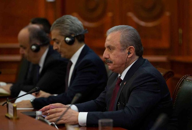 Tbmm Başkanı Şentop, Sırbistan Başbakanı Brnabiç İle Görüştü