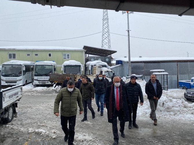 Kdz. Ereğli Belediyesi Karla Mücadelesini Sürdürüyor