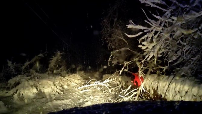 Sağlık Ekiplerinin Karla Mücadelede Zorlu Mesaisi