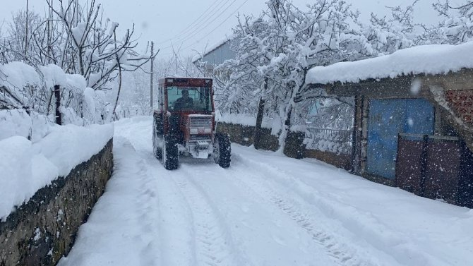 Ağaç Tüneller Kar Güzelliği İle Mest Ediyor