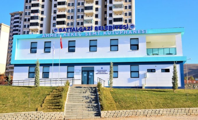 Battalgazi’deki Ahmet Kekeç Kütüphanesi’ne Yoğun İlgi
