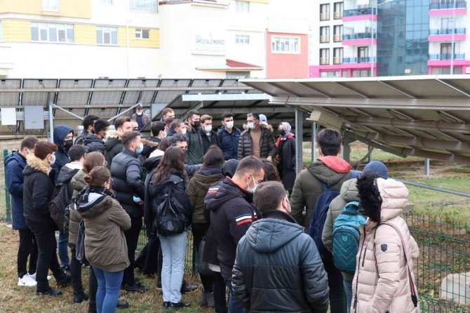 Mühendis Adaylarından Çedaş Kampüsündeki Ges’e Teknik Gezi