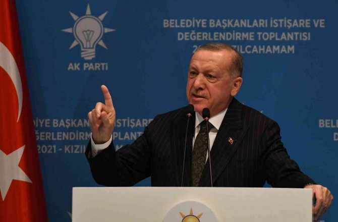 Cumhurbaşkanı Erdoğan, Belediye Başkanlarına Hitap Etti: "Tüm Çalışmalarınızı 2023 Seçimlerine Göre Ayarlamanız Gerek"
