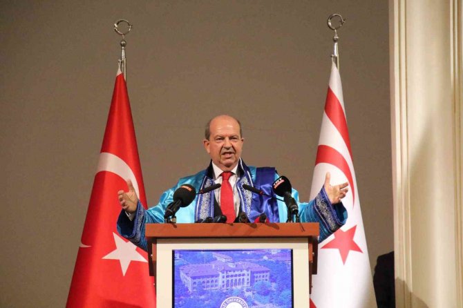 Gazi Üniversitesinden Kktc Cumhurbaşkanı Tatar’a Fahri Doktora Belgesi