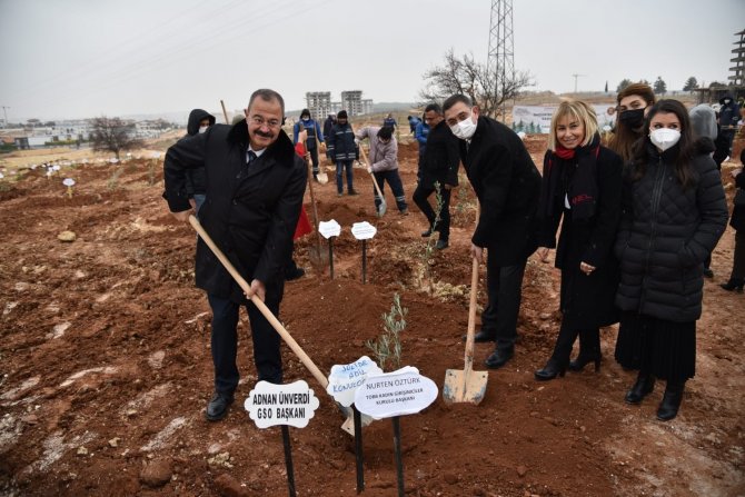 Daha Yeşil Bir Gaziantep İçin Fidanlar Toprakla Buluştu