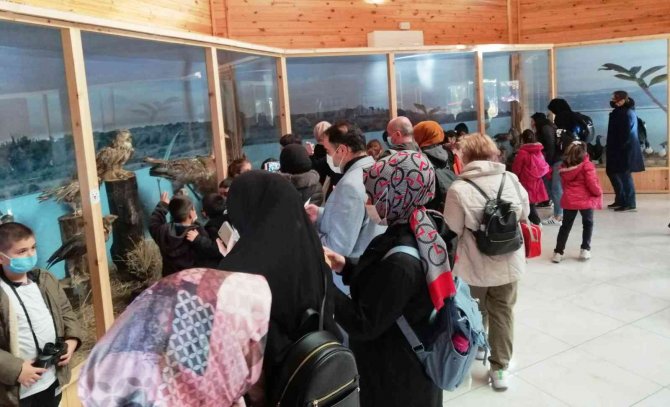Öğrenciler, Kuşları Hayranlıkla İzledi
