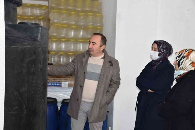 Başkan Sülük’ten Turşu Atölyesinde İnceleme