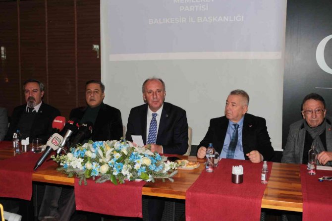 Memleket Partisi Lideri İ̇nce: “Üretim Seferberliği Başlatılmalı”