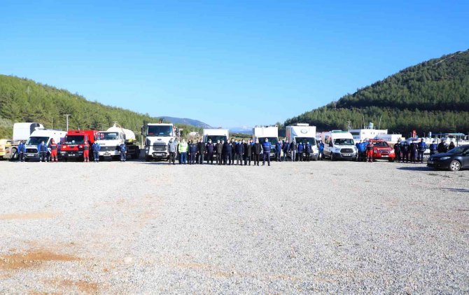 Büyükşehir Belediyesinden Tatbikat