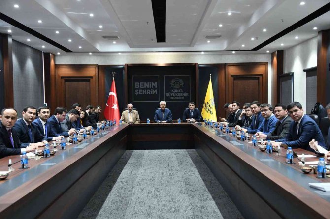 Özbekistan Heyetine Konya Modeli Belediyecilik Anlatıldı