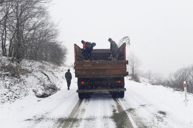 Samsun’da Kar Timleri Mücadeleye Başladı