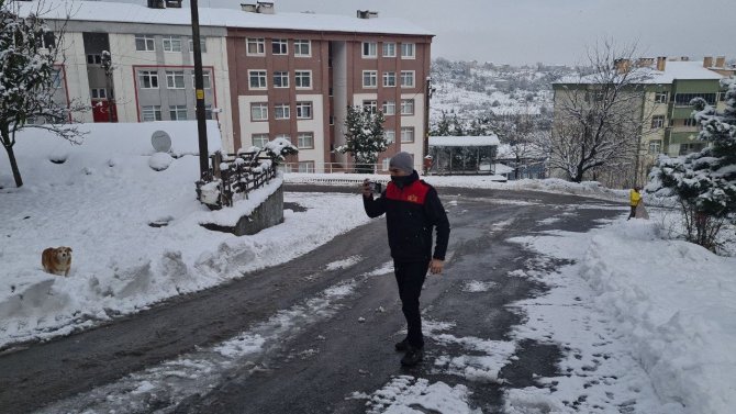 Alaplı’da Buzlanmaya Karşı ‘Deniz Suyu’ Formülü