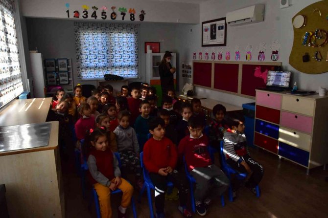 ‘Çevreci Kent Yeşil Alanya’ Eğitimi Anaokulu Öğrencileriyle Buluştu
