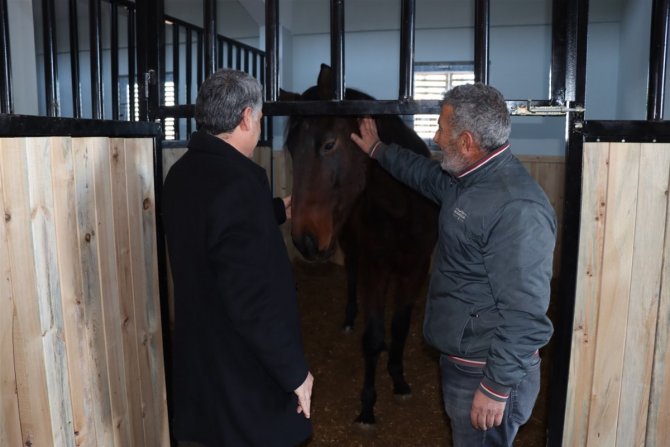 Yazıhan’da Atlı Cirit Sahası Tamamlandı
