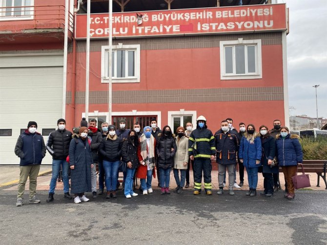 Gönüllülere Yangın Eğitimi