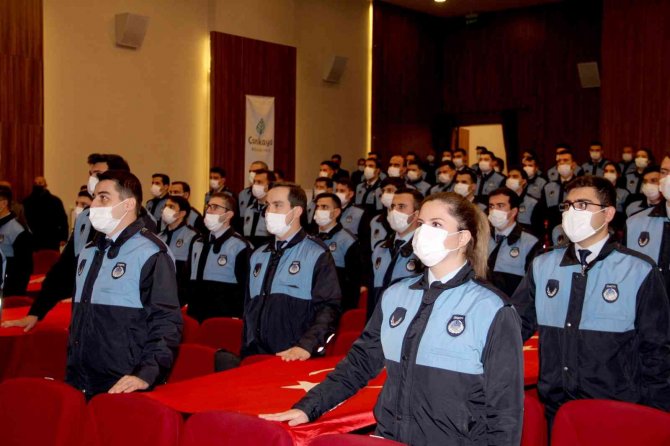 Zabıtalar Çankaya’da Yemin Etti