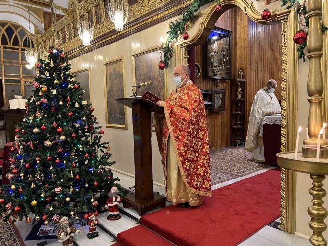 İ̇skenderun Ortodoks Kilisesinde Noel Ayini