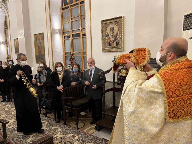 İ̇skenderun Ortodoks Kilisesinde Noel Ayini