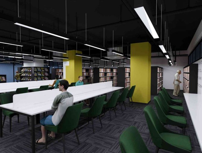 Belsa Plaza’ya Yeni Kütüphane