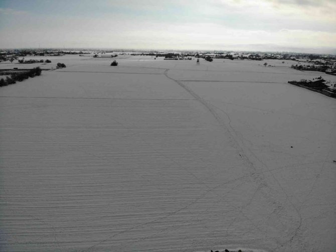 Kar Yağışı Konya Ovası’na İlaç Oldu