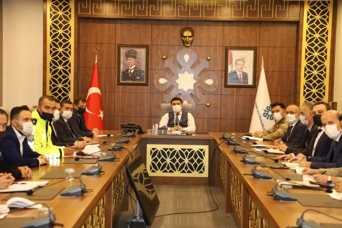 Cizre’de Kış Mevsimi Trafik Tedbirleri Toplantısı