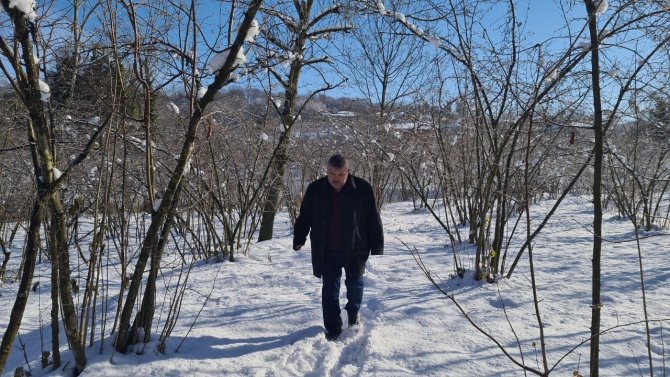 Tüfekle Tellere Takılan Dalları Vuran Muhtar Konuştu