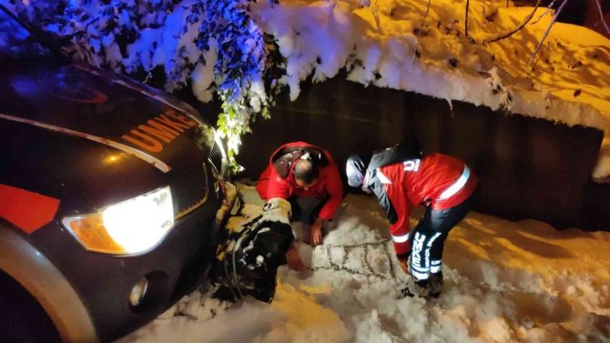 Kar Savaşçıları Hayat Kurtarma Nöbetinde