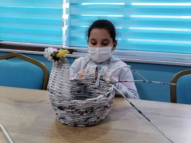 Giresunlu Kadınlar Sepet Kursuna İlgi Gösteriyor