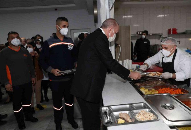 Cumhurbaşkanı Erdoğan İşçilerle Buluştu