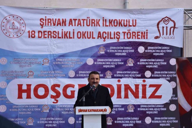 Siirt’te Yaklaşık 3 Milyon Maliyetli Okul Tamamlandı, Öğrenciler Yeni Ders Sınıfına Kavuştu