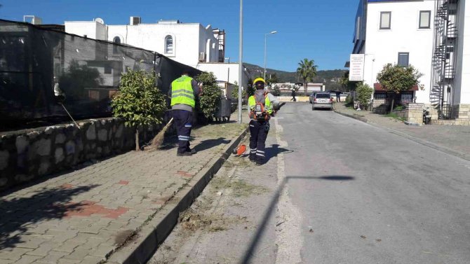 Bodrum’da Geniş Kapsamlı Temizlik Çalışmaları Devam Ediyor