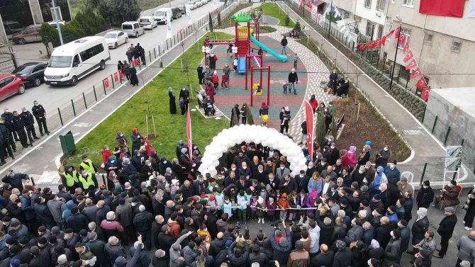 Şehitlerin Hatırası Bu Parkta Yaşayacak