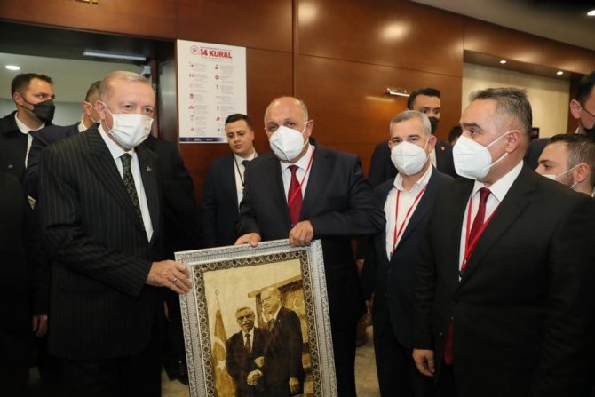 Başkan Zelyurt’un Cumhurbaşkanı Erdoğan İle Görüştü