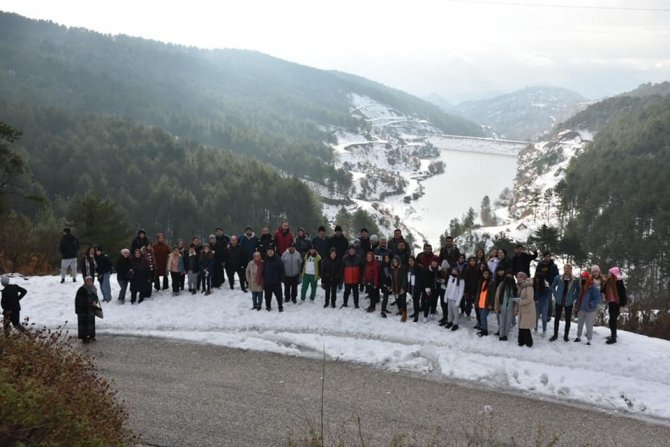 Buharkent’te Sağlık İçin Yürüdüler