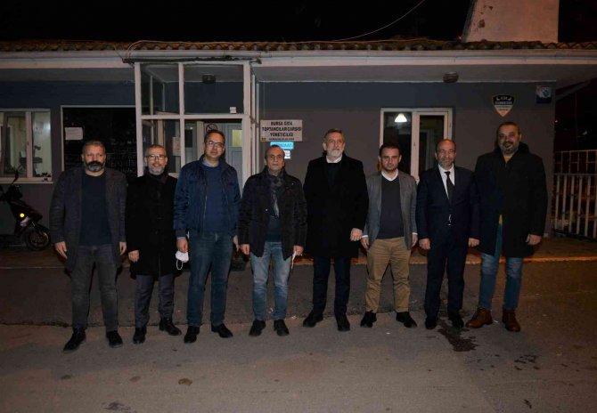 Btso Başkanı İ̇brahim Burkay Gıda Toptancıları Çarşısı Üyeleriyle Buluştu