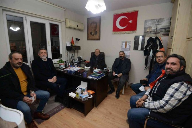 Btso Başkanı İ̇brahim Burkay Gıda Toptancıları Çarşısı Üyeleriyle Buluştu