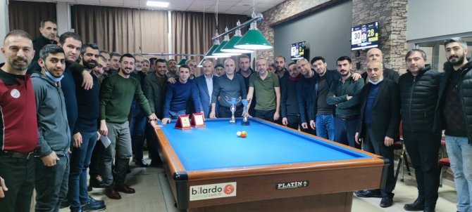 Diyarbakır’da Bilardo Şampiyonasına Yoğun Katılım