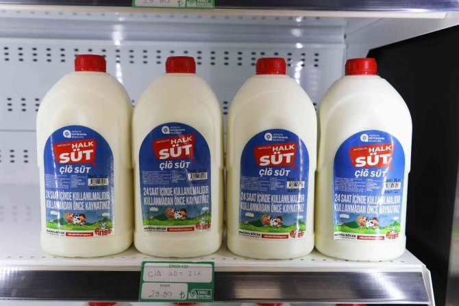 Büyükşehir Çiğ Halk Süt Satışına Başladı