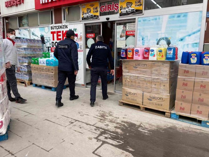 Zabıta Ekiplerinden Marketlerde Fahiş Fiyat Denetimi