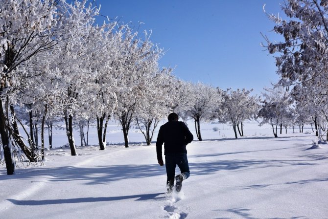 Bitlis’te Dondurucu Soğuk