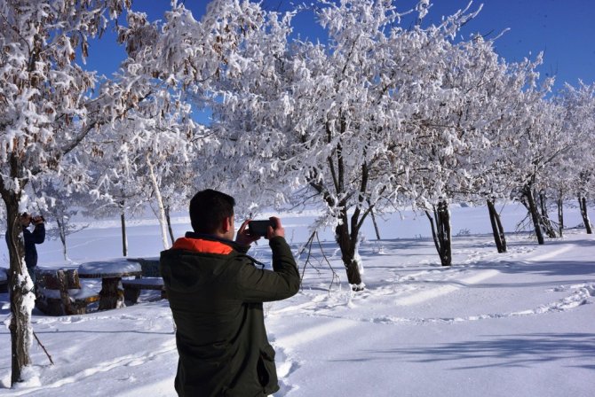 Bitlis’te Dondurucu Soğuk