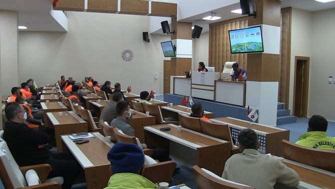 Canik Belediyesi Personeline Afet Eğitimi